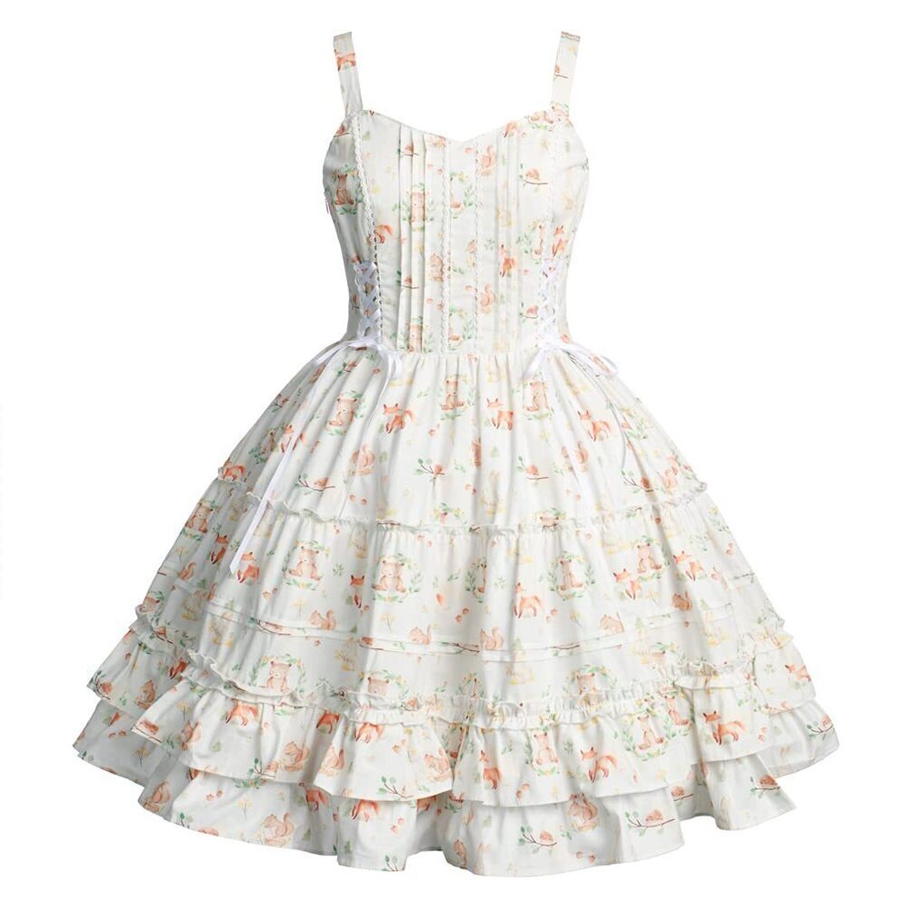 8971 Girls Lolita Dresses Sleeveless Kawaii Vinage Gothic Dress Halloween